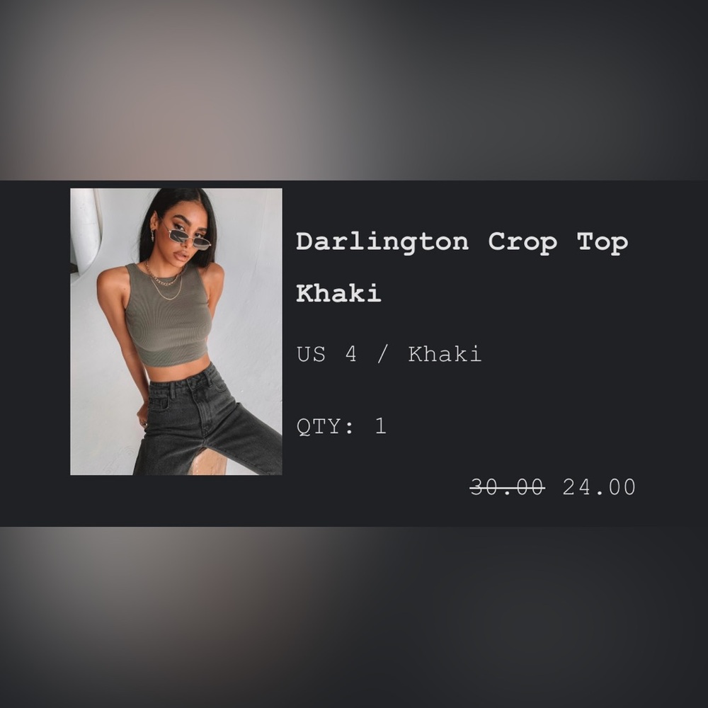 Princess Polly Cropped Tank